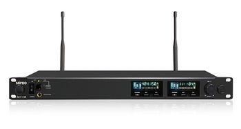 MI-909 新寬頻雙通道純自動選訊接收機與光纖接收器——MI-PRO專業無線音頻解決方案